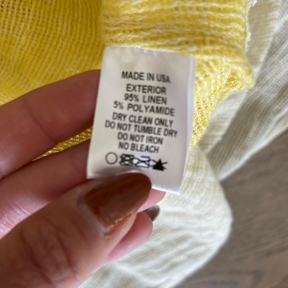 LISA MARIE FERNANDEZ LMF Laure belted linen-blend gauze midi dress - Picture 10 of 14